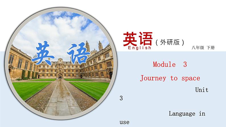 外研版八年级英语下册Module 3 Unit 3 Language in use（精品课件）第1页