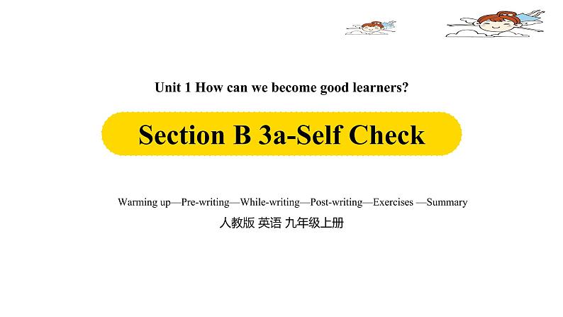 人教英语九年级上Unit1第5课时Section B 3a-self check第1页