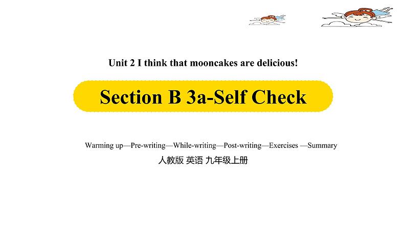 人教英语九年级上Unit2第5课时Section B 3a-self check第1页