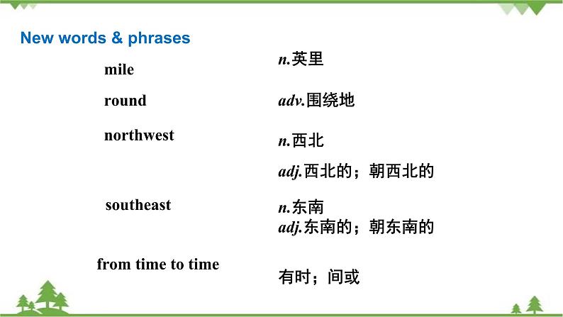 （外研版）2021学年八年级英语上册Module 10 Unit 2  同步课件第3页