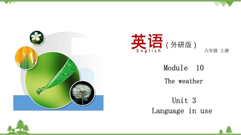 （外研版） 2021学年八年级英语上册Module 4 Unit 3  同步课件01