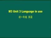 外研版七年级英语下册 Module3 Unit 3 Language in use（PPT课件）