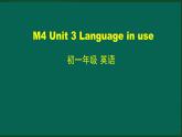 外研版七年级英语下册 Module4 Unit 3 Language in use（PPT课件）