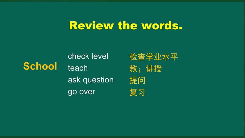 外研版七年级英语下册 Revision Module A (2)（PPT课件）03