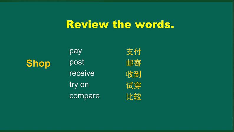 外研版七年级英语下册 Revision Module A (2)（PPT课件）05