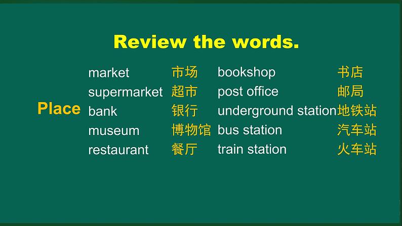 外研版七年级英语下册 Revision Module A (2)（PPT课件）06