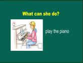 外研版七年级英语下册 Module2 Unit 1 I can play the piano（PPT课件）
