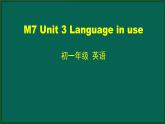 外研版七年级英语下册 Module7 Unit 3 Language in use(PPT课件）