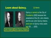 外研版七年级英语下册 Module7 Unit 2 I was born in Quincy(PPT课件）