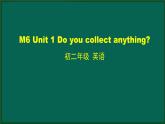 外研版八年级英语下册 Module6 Unit1 Do you collect anything？（PPT课件）