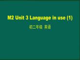 外研版八年级英语下册 Module2 Unit3 Language in use(1)（PPT课件）