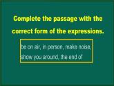 外研版八年级英语下册 Module10 Unit3 Language in use (2)（PPT课件）