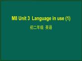 外研版八年级英语下册 Module8 Unit3 Language in use (1)（PPT课件）