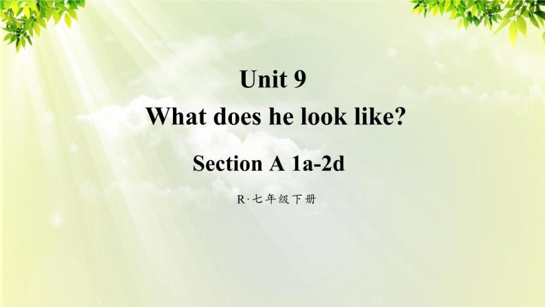 人教版七年级英语下册 unit9 section A 1a-2d 课件01