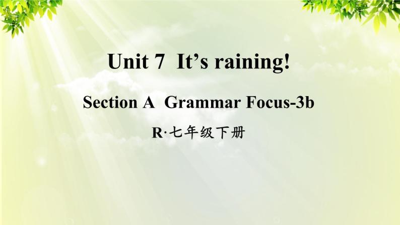 人教版七年级英语下册 unit7 section A Grammar Focus-3b 课件01