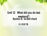 人教版七年级英语下册 unit12 section B 3a - Self check 课件