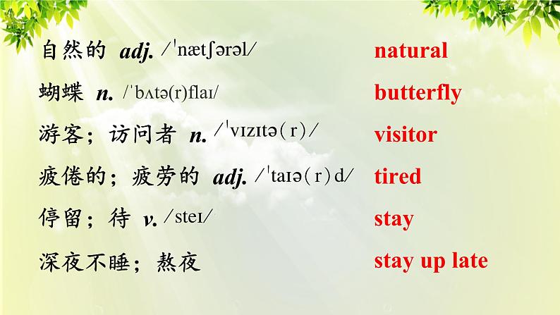 人教版七年级英语下册 unit12 section A 1a-2d 课件03