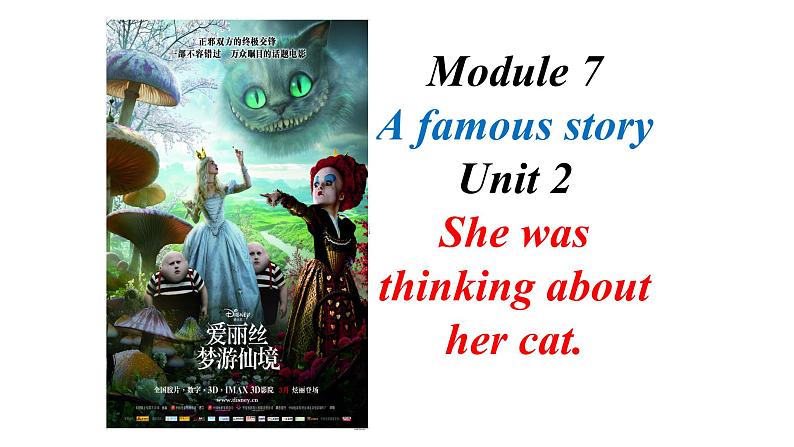 外研版八年级上册英语Module 7 Unit 2 She was thinking about her cat.PPT03