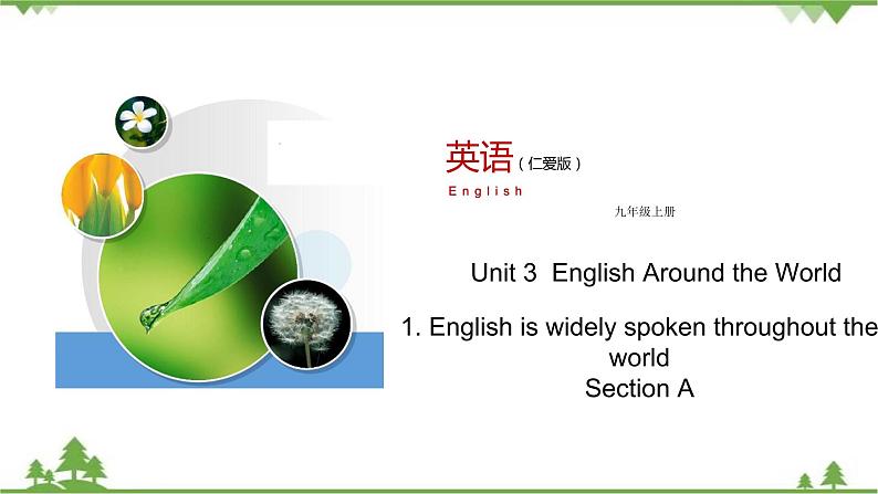 7.1 Unit 3 Topic 1 Section A   九年级英语上学期 同步教学课件（仁爱版）01