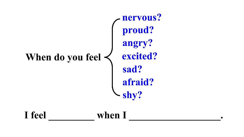 Module 1 Unit 2  I feel nervous when I speak Chinese  优质教学课件PPT07