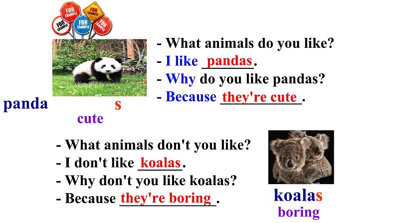 Why do you like pandas_ Section A 1a-2d课件（PPT33张含音频）08