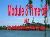Module 8 Time off Unit 1  I can hardly believe we are in the city centre 课件