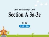 人教新目标（Go For It)九年级上册 Unit8 It must belong to Carla. SectionA 3a-3c（PPT课件）
