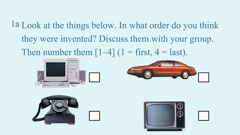 人教新目标（Go For It)九年级上册 Unit6 When was it invented SectionA1a-2d（PPT课件）07