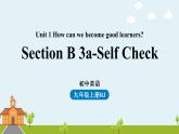 人教新目标（Go For It)九年级上册 Unit1  How can we become good learners Section B 3a-self check（PPT课件）