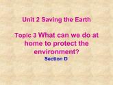 仁爱版九年级英语上册 Unit 2 Topic 3 Section D 课件(共34张PPT)