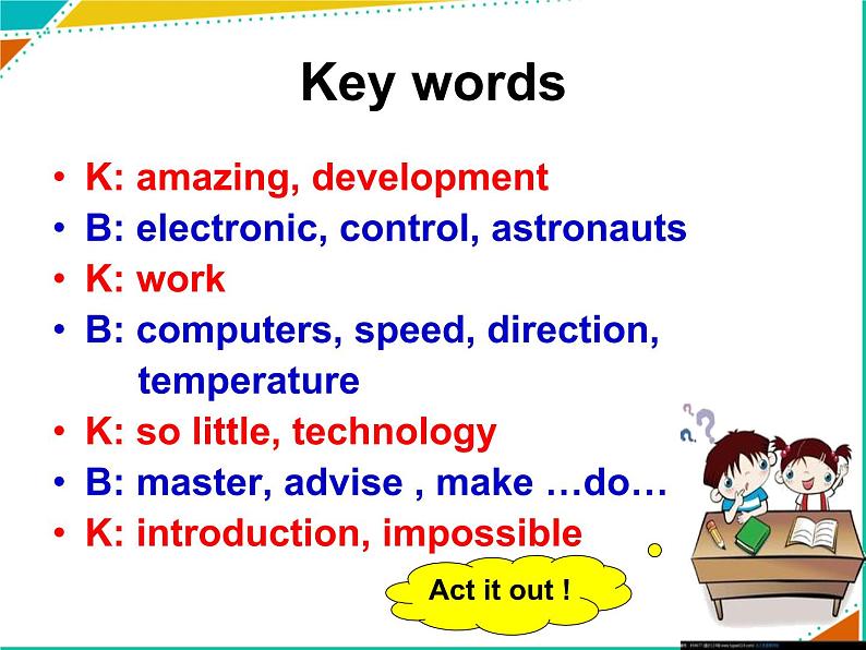 仁爱科普版初中英语九年级上册 Unit 4 Topic 3 Section B 课件08