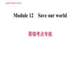 外研版九年级上册英语课件 Module 12 易错考点专练