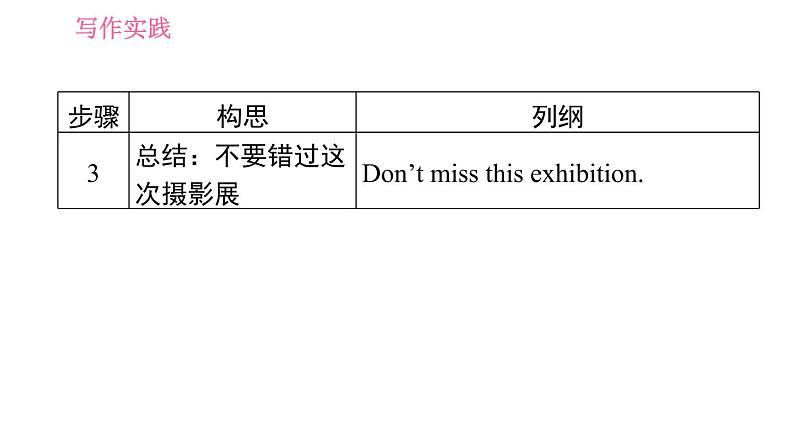 外研版九年级上册英语课件 Module 11 写作能力提升练07