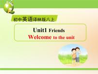 初中英语牛津译林版八年级上册Unit 1 Friends教课内容课件ppt