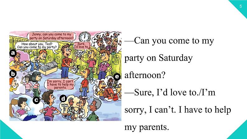 人教新目标八年级上册 Unit9第一课时（SectionA1a-2d ） 课件05