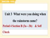 魯教版八年級(jí)上冊(cè)英語課件 Unit3 Period 4 Section B (3a—3b) & Self Check
