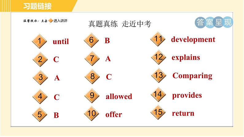 鲁教版八年级上册英语课件 Unit2 单元整合与拔高02