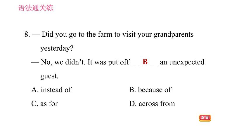 牛津译林版九年级上册英语课件 Unit4 课时4 Grammar08