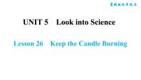 冀教版九年级上册Lesson 26 Keep the Candle Burning背景图课件ppt