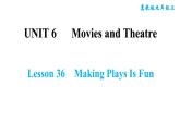 冀教版九年級(jí)上冊(cè)英語(yǔ)課件 Unit6 Lesson 36　Making Plays Is Fun