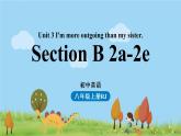 人教英语八年级上 Unit3第四课时（SectionB2a-2e） PPT课件+素材