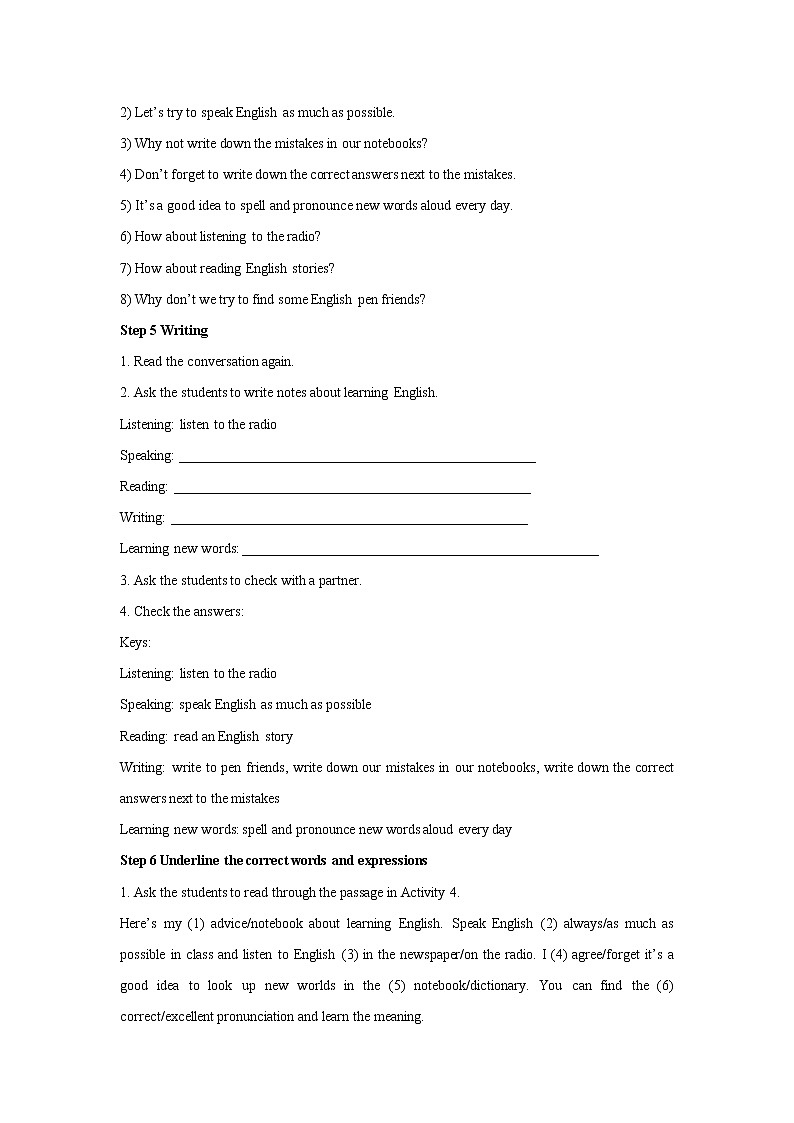 Module 1 Unit 1 教学设计（外研版八年级上册）03