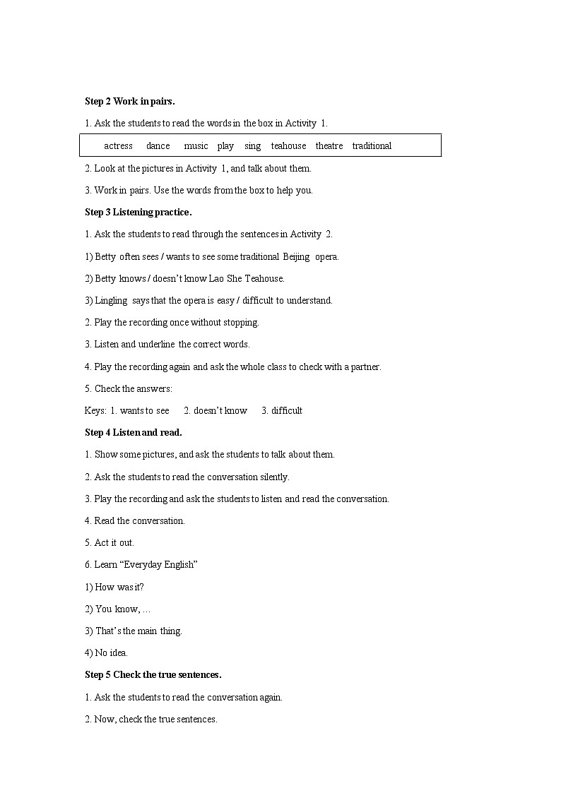 Module 5 Unit 1 公开课教学设计（外研版八年级上册）02