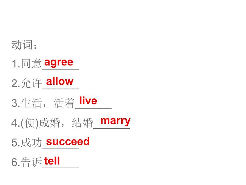 中考英语人教总复习课件：第二部分2.话题二   家庭、朋友与周围的人 (共82张PPT)07