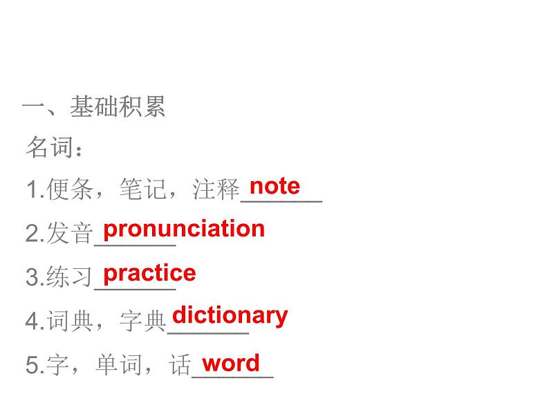 中考英语人教总复习课件：第二部分14.话题十四    语言学习 (共72张PPT)03