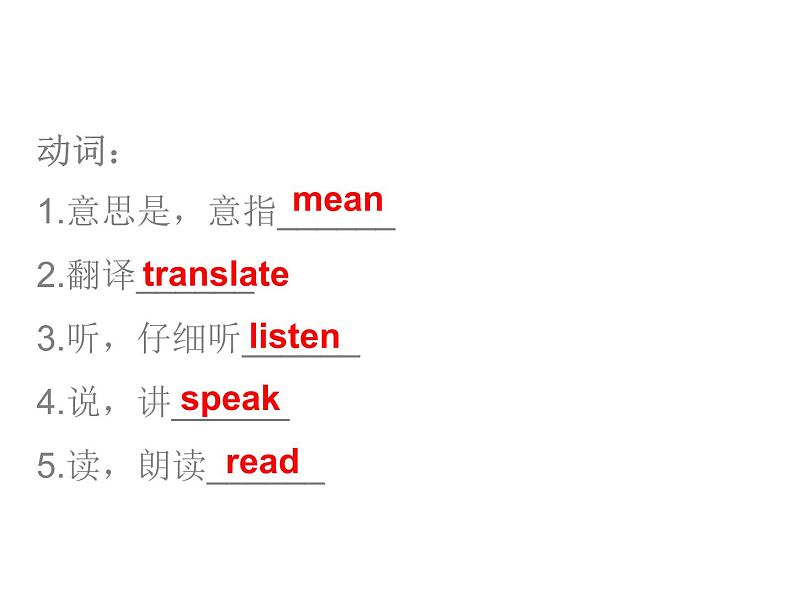 中考英语人教总复习课件：第二部分14.话题十四    语言学习 (共72张PPT)06