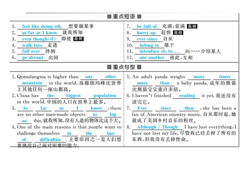 2018年滨州市中考英语一轮复习课件：八年级下册03