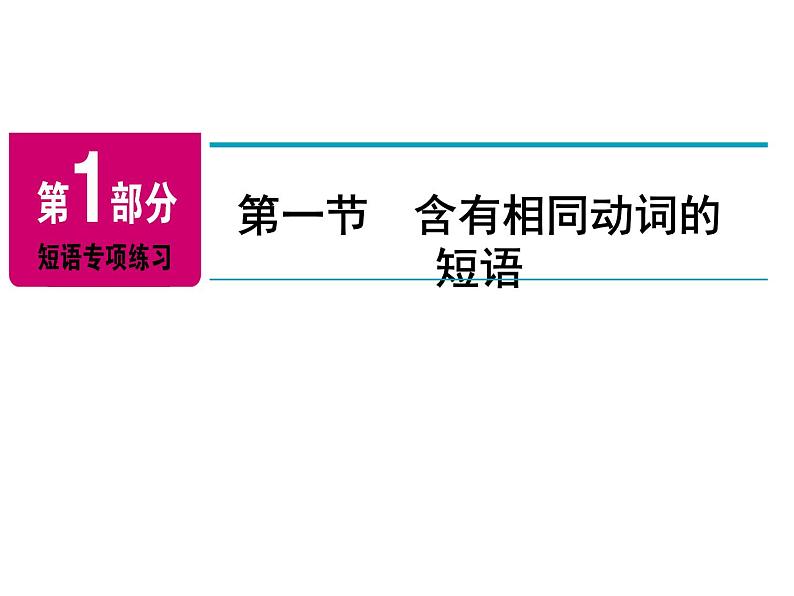 2018年广东中考英语总复习（配人教版）第一部分  短语专项练习 课件 （3份打包）02