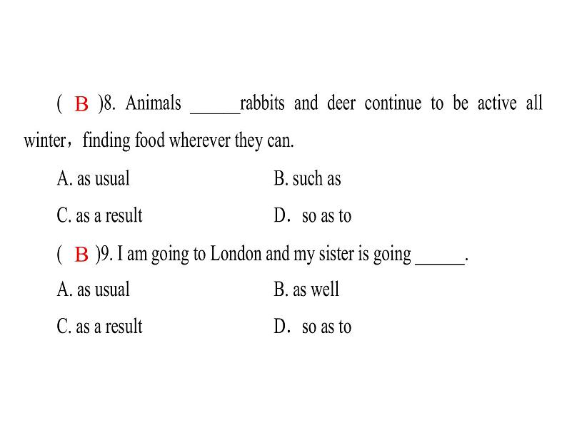 第1部分 第2节介词、副词相同的短语(18组)第8页