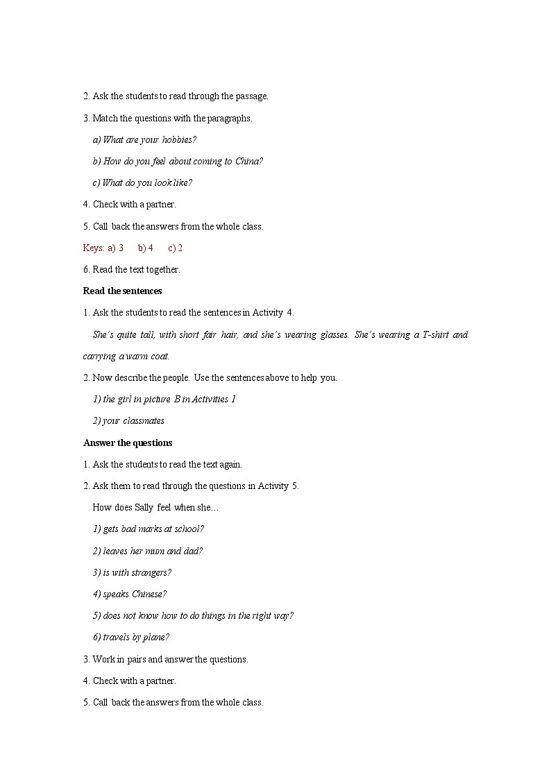 Module 1 Feelings and impressions Unit 2教学设计（外研版八下）第3页